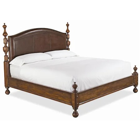 Queen Leather Bed
